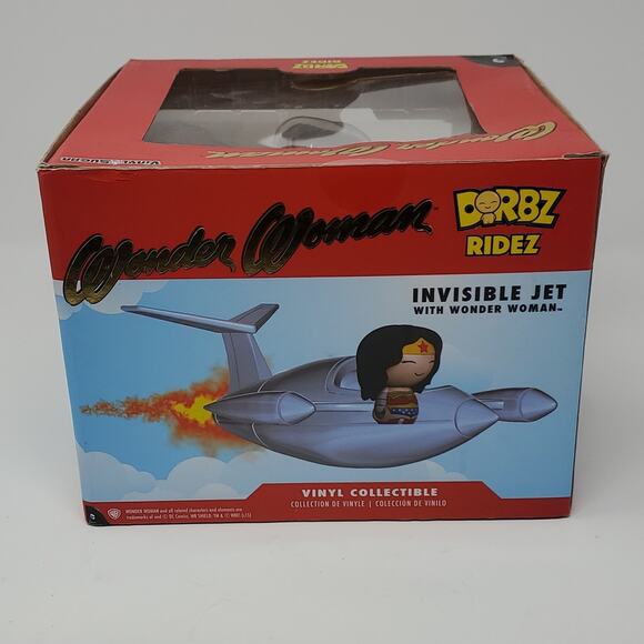 Dorbz Rides 002 Wonder Woman Invisible Jet Vinyl Sugar Collectible DC Comics - Picture 4 of 6